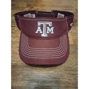 '47 ATM Maroon Stitched Visor Texas A & M Aggie Football NCAA Gig em